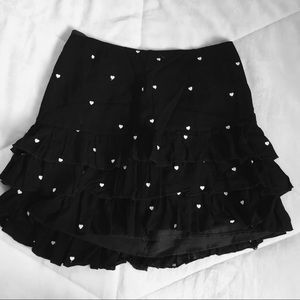 Forever 21 Heart Mini Skirt - Never worn
